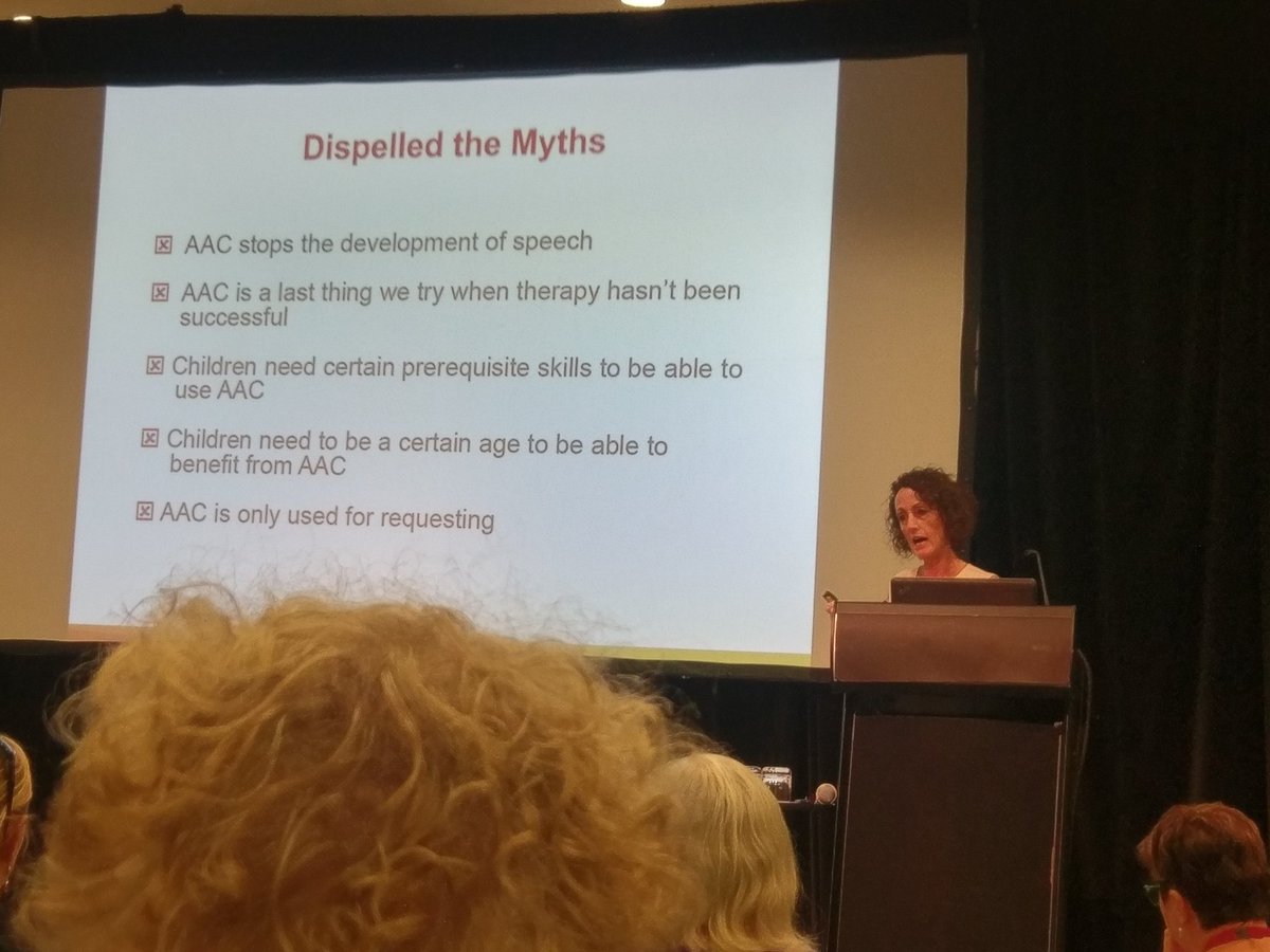miss_starky's tweet photo. Dispelling the myths around AAC use, Noelene Mason from Malibu School, WA #AASE17 #AAC @KathyPowzun @dizdarm https://t.co/uiqZiAT1rB