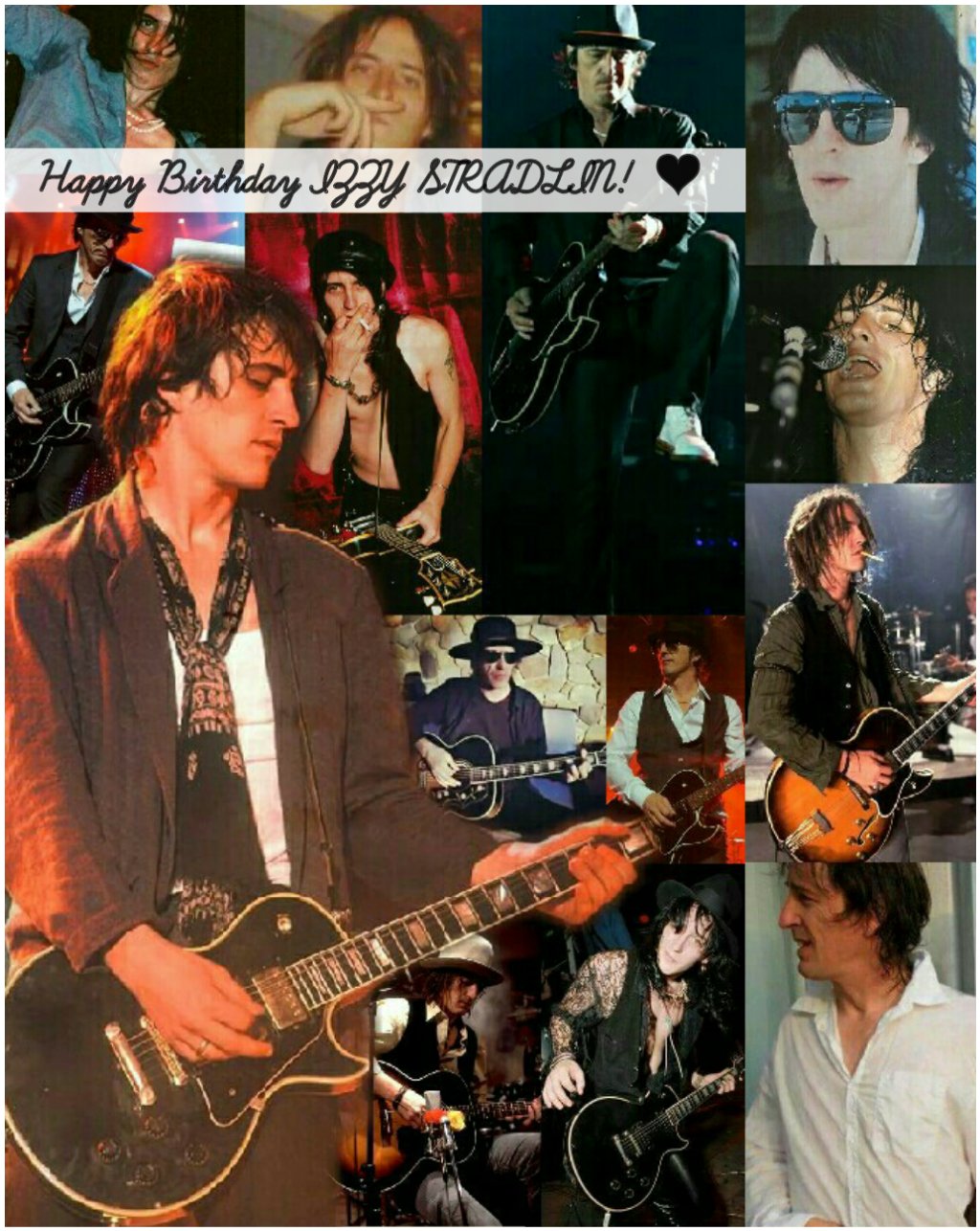 Happy Birthday IZZY STRADLIN!   ¡Felices 55! Grande y único.... TE AMAMOS 