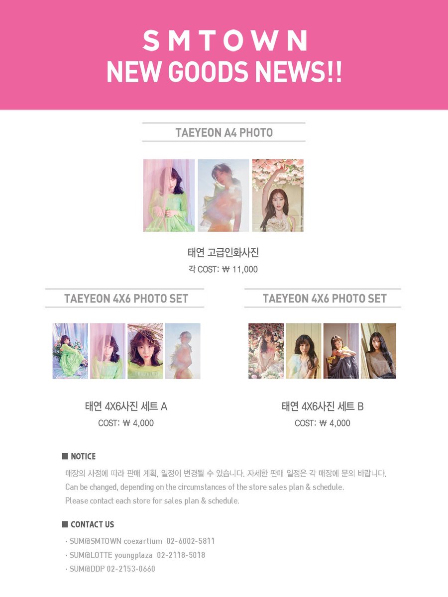 koreabaestore's tweet photo. ↯Pre #Taeyeon #MyVoice GOODS↯
- A4 PHOTO (A/B/C) 450฿
- PHOTO SET (A/B) 4x6 250฿
เข้าช้อปวันจันทร์นะคะ💕
#koreabaestuff #ตลาดนัดโซชิ https://t.co/FAfQPa65Vu