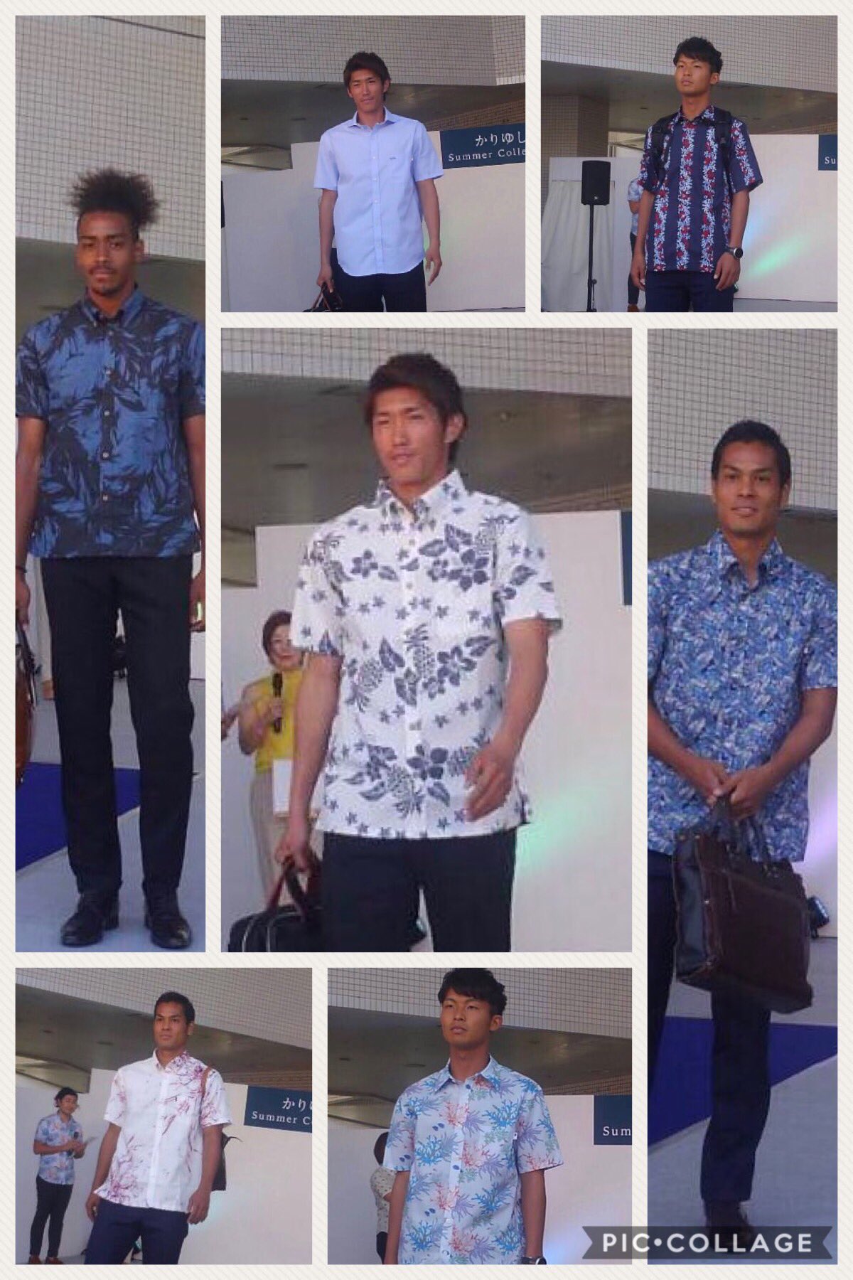 Fc琉球 Fc Ryukyu Ar Twitter 本日 17リウボウオリジナル新作かりゆしウェアファッションショー に Fc琉球 の選手がモデルとして出演中 13 00 15 00 各回30分 パレットくもじ ２f かりゆしウェア リウボウ ご来場おまちしております T Co