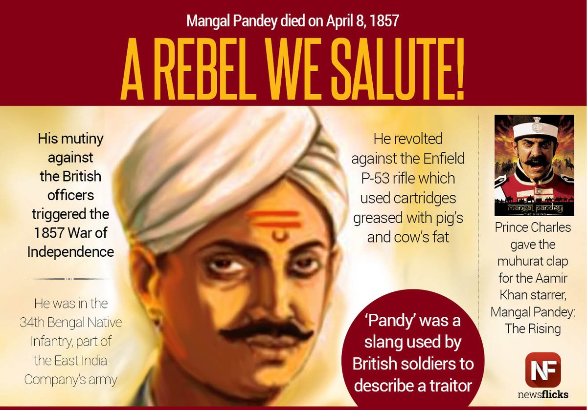 jaikoshalsena's tweet photo. Remembering saheed #mangalPandey on his death anniv. @jaikoshalsena will achieve its goal by your inspiration. #jaiKoshal #KoshalState https://t.co/xuGTQIxKj7