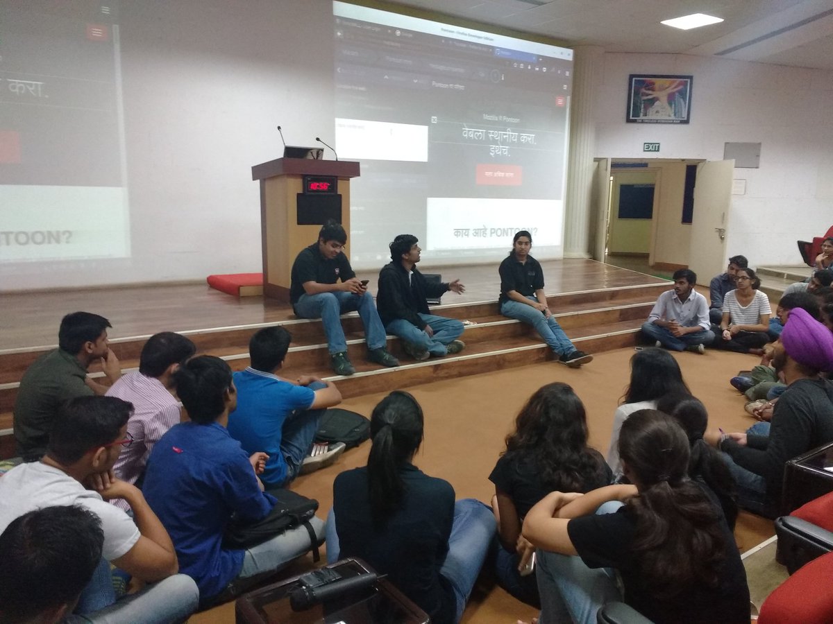 abhijay_9's tweet photo. Interactive and enlightening talk on localization. Thanks @djaniketster @aitmoz  @MozParticipate @MozillaIN @mozpune @MozLearn @rustlang https://t.co/KDP09kxGH0