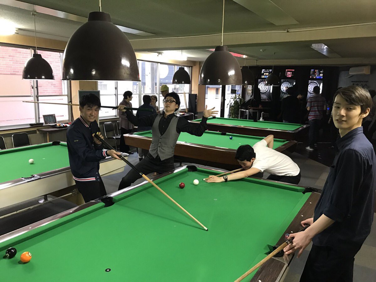 ビリヤードも！！🎱
楽しそうですね！

#春から慶應