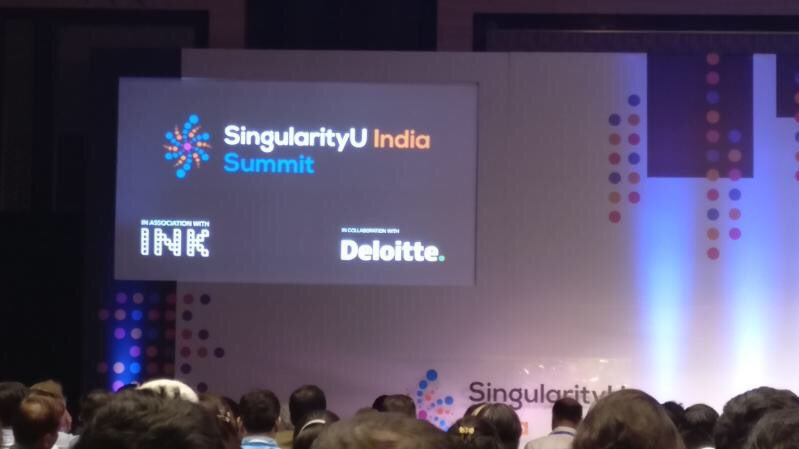 DeloitteIndia's tweet photo. To all who are born with the privilege to access and experiment with technology, where will you invest? #innovation #humanity @SUIndiaSummit https://t.co/NsDmuYpGgk