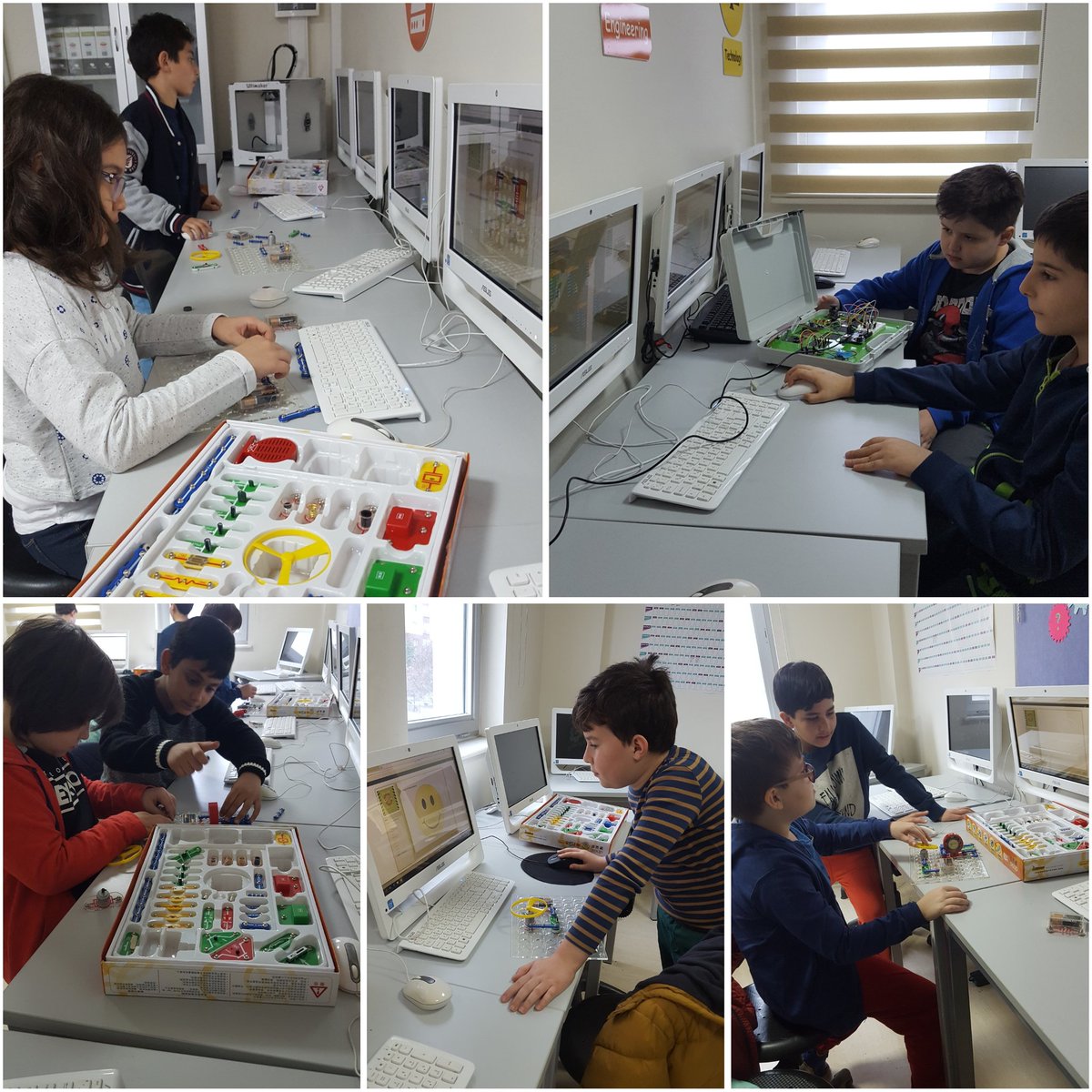 Haftasonu Maker Kulübümüz iş başında 👐 Hayalimizdeki robotları yapmak için öğrenmeye devam 👨‍🔧🤖👩‍🔧 <a href="/abcokullari/">ABC Okulları / ABC Schools</a> #arduino #robotics #coding