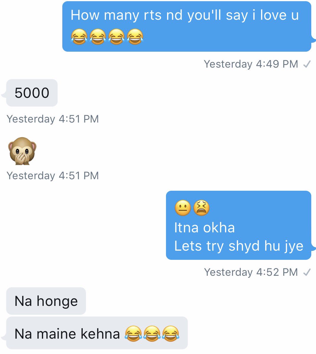 WishMaster_0's tweet photo. جناب نے رعایت کرتے ہوئے 5k se 1k کہہ دیا ہے کہ ایک ہزار بھی نی کر سکتا میں 😥
دوستو ہزار تو کر ای دو
فر میرا ایک کرش بھی آپکو پتا لگ جائے گا https://t.co/GoIR8rDYz0