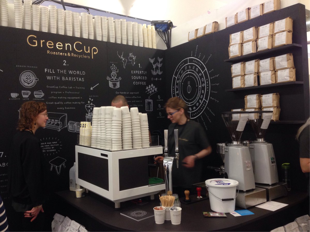 <a href="/Greencup_Coffee/">Greencup Coffee</a> are here and fundraising for <a href="/projectwaterf/">Project Waterfall</a>! Their counter is made from 60% recycled coffee - amazing!