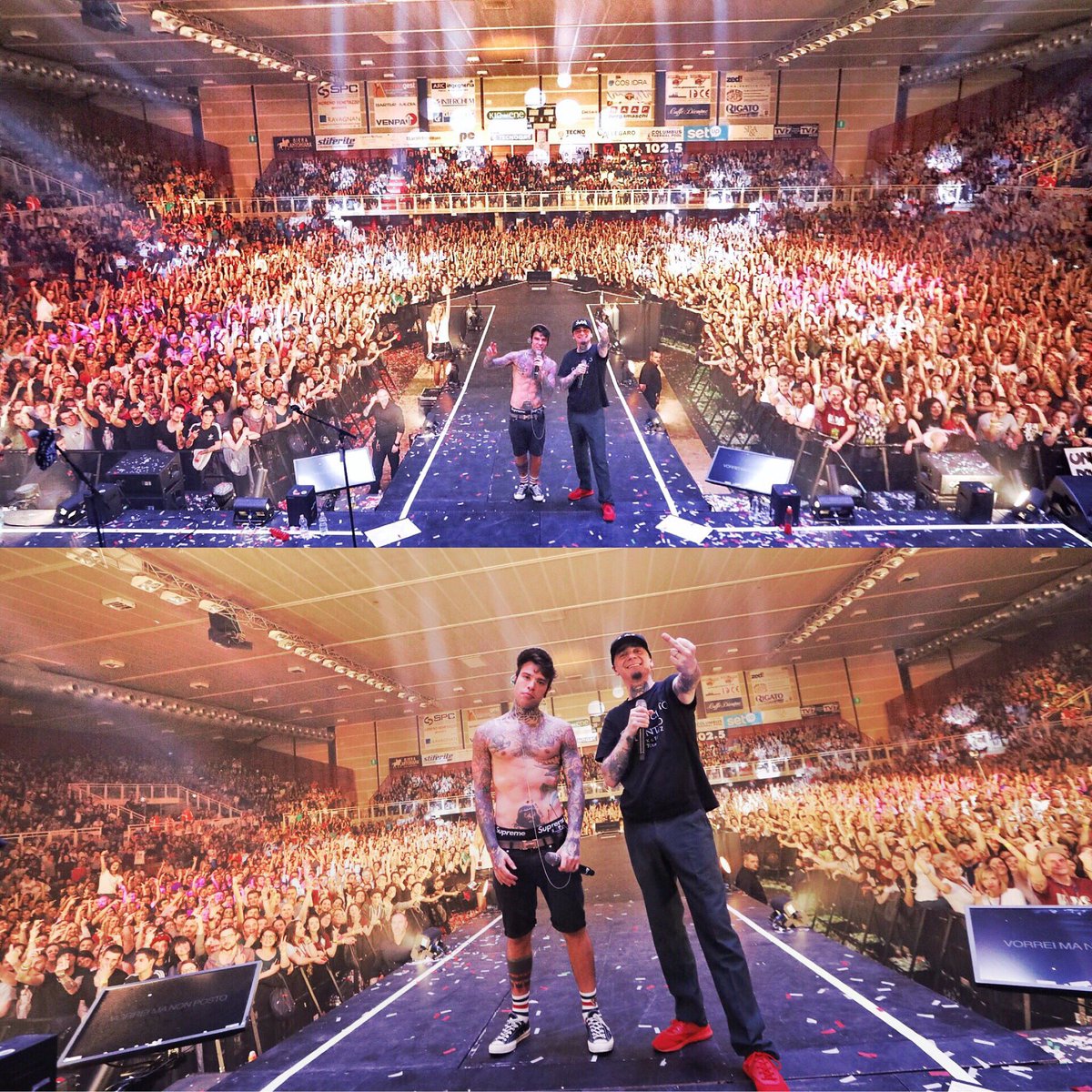 Fedez's tweet photo. Vuoi vedere la nostra collezione di Sold Out? 😎
Padova c'è ❤🇮🇹 https://t.co/AnVZyizDVy
