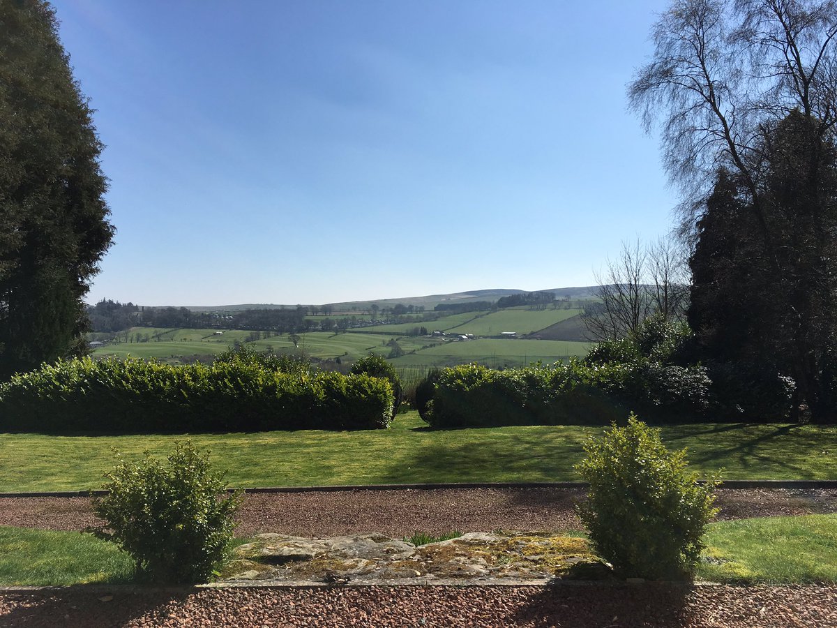 Wow! What a day for guests to be arriving to this view #lucky #Rothbury #Northumberland