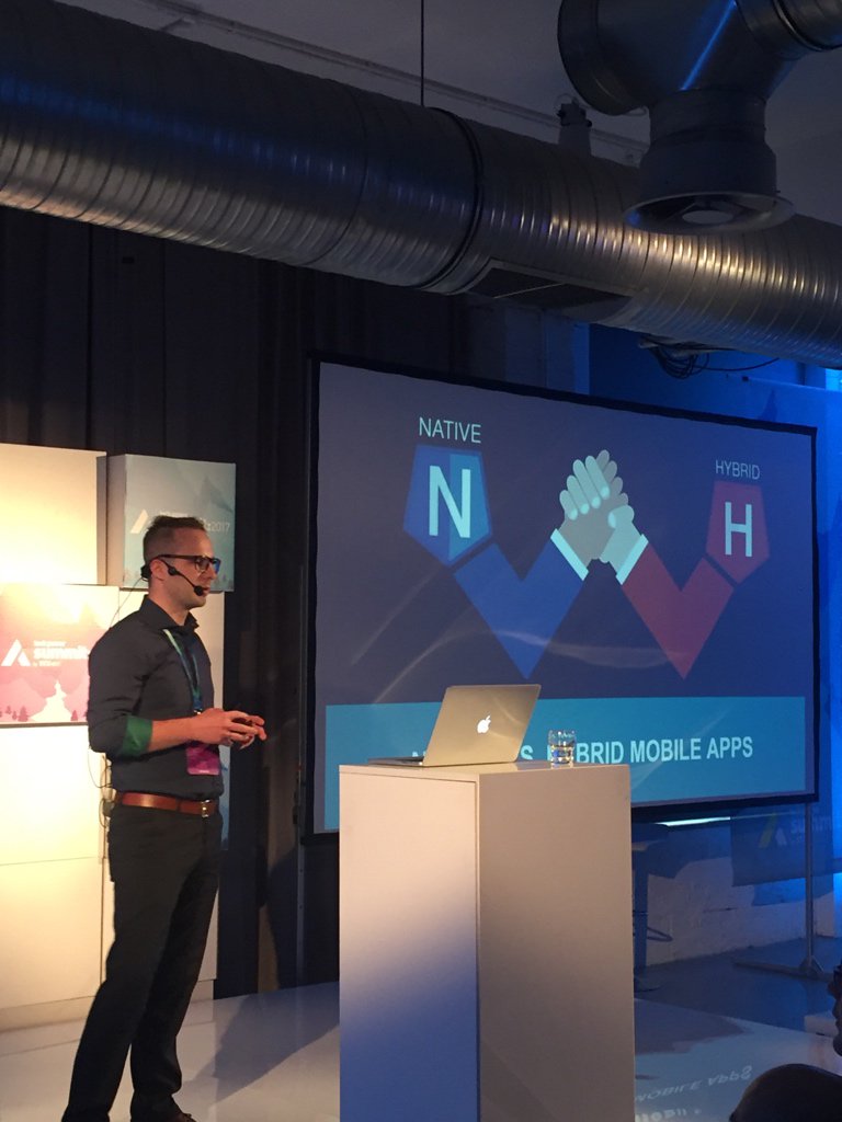 STXNext's tweet image. On stage now: Rafał Gajewski, Service Delivery Manager at #stxnext #TechPowerSummit2017