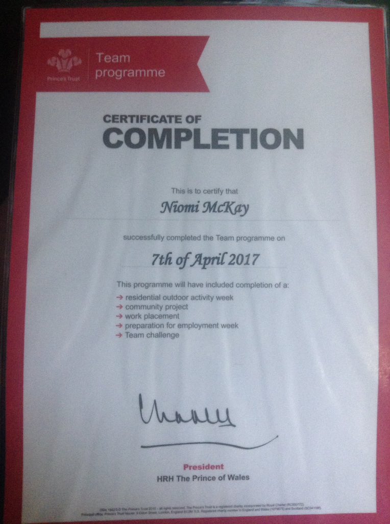 DJPoodle's tweet photo. @MsAnnaDevitt @7SCOTSJock @YMCAPaisley I can happily say that I completed the @PrincesTrustSco 3month course I have achieved so meny things💚 https://t.co/gGMAjYmwOD