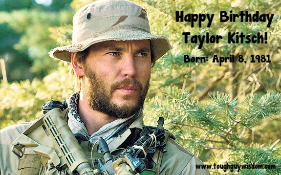 Happy 36th Birthday Taylor Kitsch! 