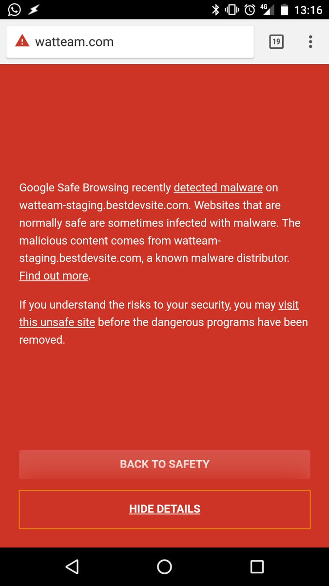Just as warning @WatteamOn your site seems to be in Google's blacklisted sites.