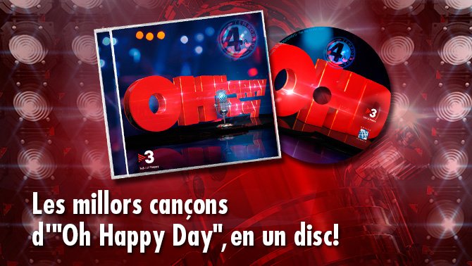 Oh Happy Day (@happytv3) on Twitter photo Avui ja podeu comprar el CD del programa amb <a href="/LaVanguardia/">La Vanguardia</a>. Les millors cançons d'enguany! Preparats?
#OHDTV3 Avui ja podeu comprar el CD del programa amb <a href="/LaVanguardia/">La Vanguardia</a>. Les millors cançons d'enguany! Preparats?
#OHDTV3