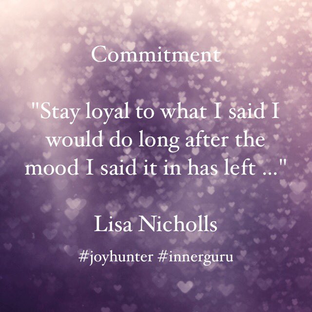 Lisa's on the money ... don't you think?  #innerguru #harmony #joyhunter #gratitude #bebodyful #commitment