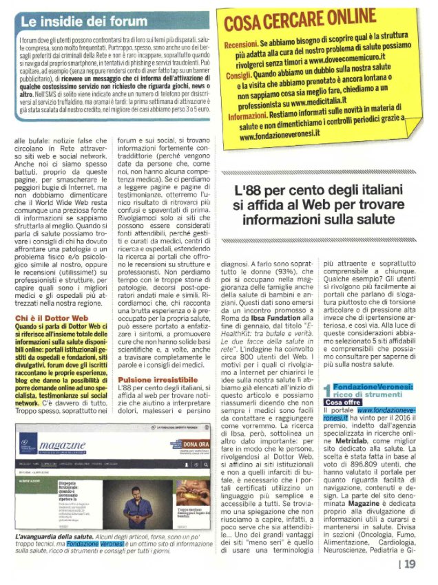 elirossa's tweet image. Per Computer Deal il sito di @Fondaz_Veronesi è il più affidabile per trovare informazioni di #salute e non solo. #computerdeal