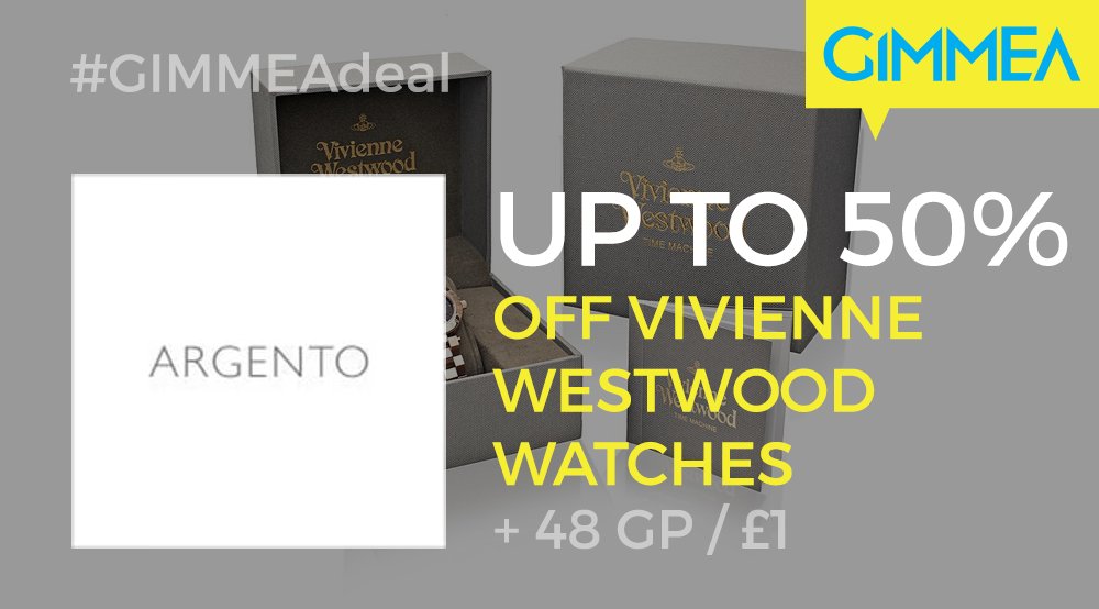 Save up to 50% off Vivienne Westwood Watches at <a href="/_Argento/">Argento Contemporary Jewellery</a> ! ow.ly/dPFz30aBa7T #GIMMEAdeal #treat