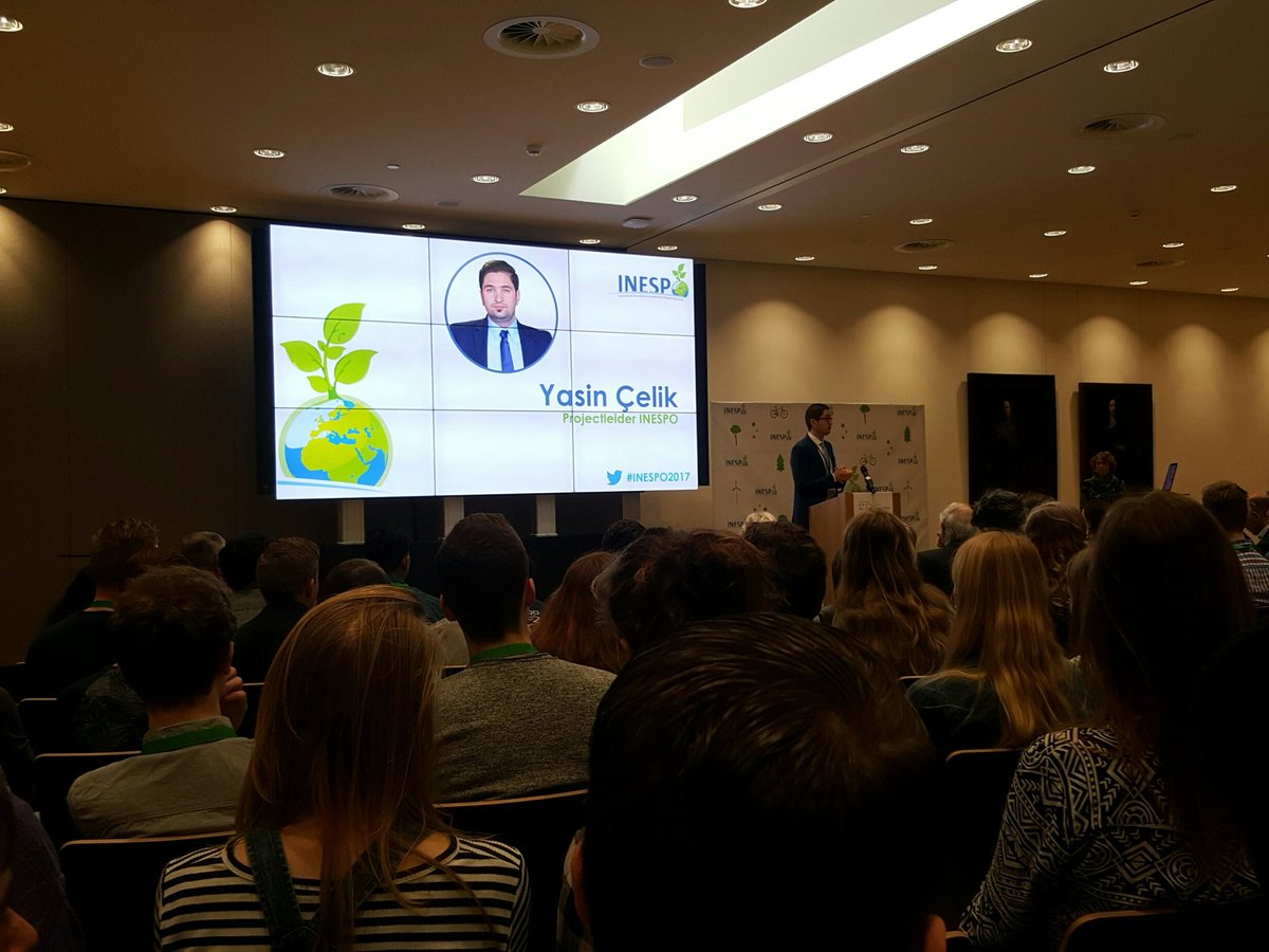 Jawel hoor. De 9e editie van de nationale inespo. De duurzaamheids olympiade.
Blij getuige ervan te zijn.
#INESPO2017