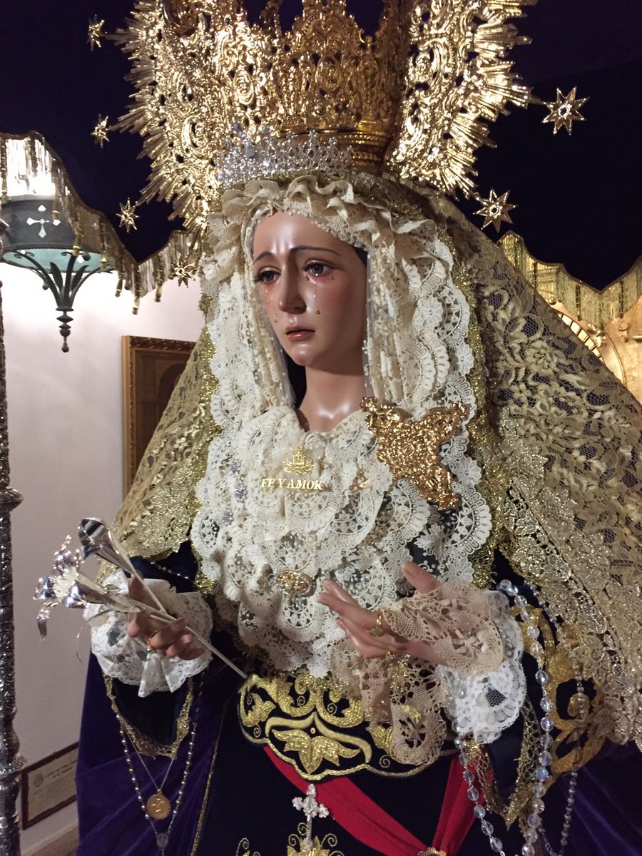 HumildadFeyAmor's tweet photo. Ntra. Sra de la Fe y el Amor, en su paso de palio esperando un nuevo Jueves Santo. https://t.co/CHDSHCCiYQ