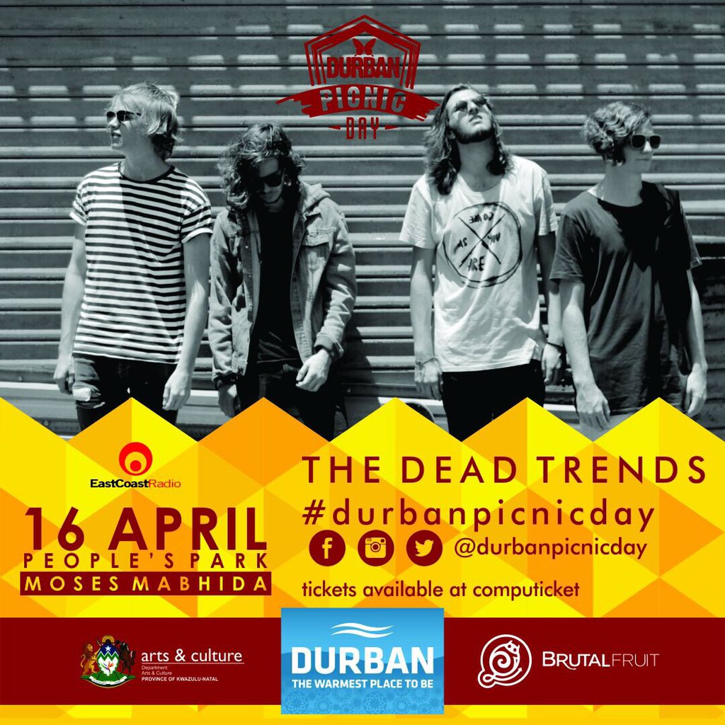 Who's ready for Durban Picnic Day! 
We can't wait to share the stage with some incredible acts! 
Brought to you by <a href="/ecr9495/">East Coast Radio</a>