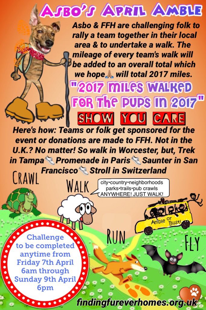 karen73984451's tweet image. #Asbos April Amble kicked off yesterday n runs all weekend ;) how are u getting involved ? #walking#donating  plz let FFH know;))) ty