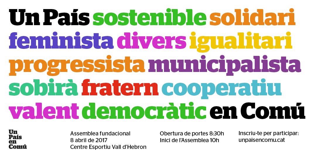 PConstClot's tweet photo. Avui la gent de @PConstituent de #ClotCampdelArpa participem a l'Assemblea fundacional #SomComuns perquè #SomConstituents #RepubliCAT99% https://t.co/BUPvLZEzTg