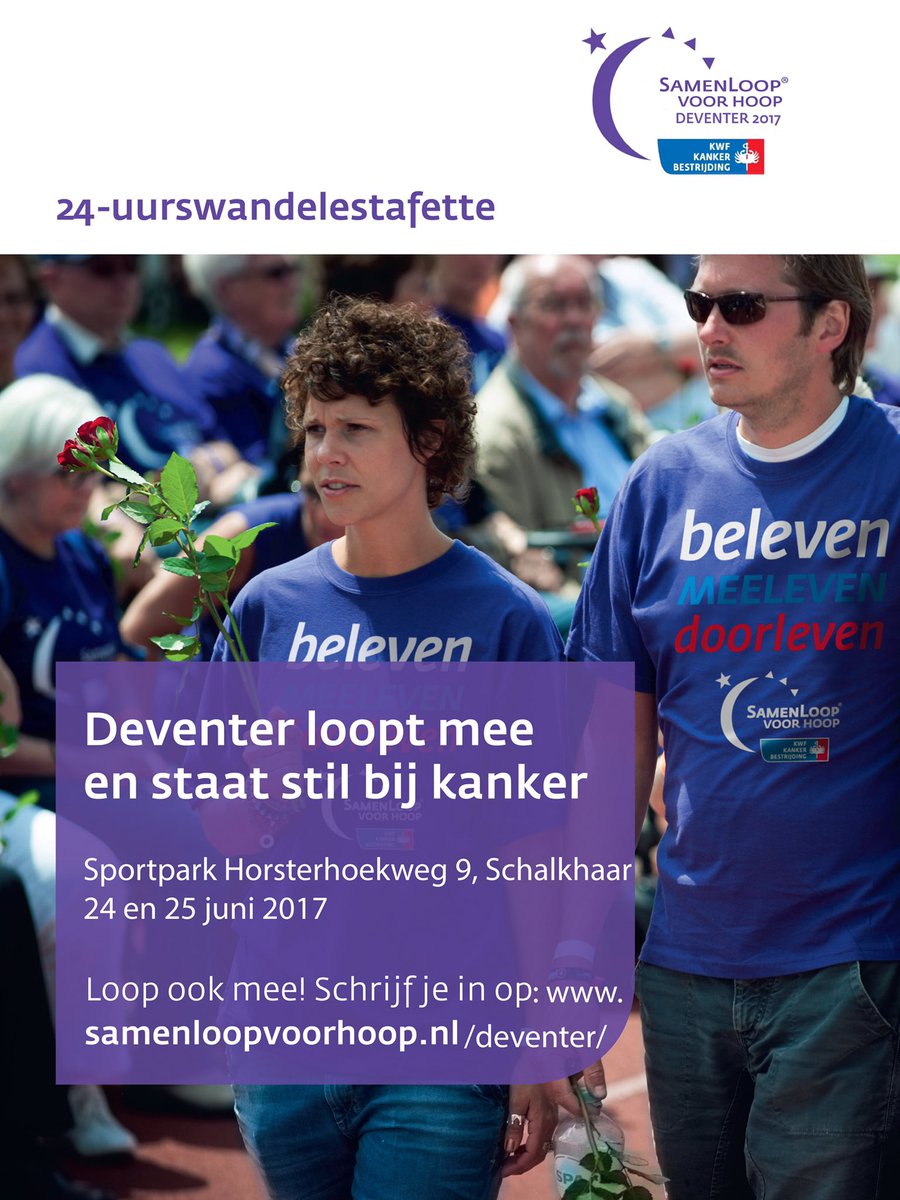SamenloopD's tweet image. Morgen flyeren we tijdens de Deventer @ijsselloop Ben je daar niet, kijk dan voor meer info op deze poster.