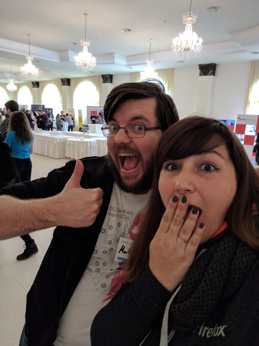 ioana_cis's tweet image. Look who&apos;s in Cluj! @g33konaut ! Be sure to attend his talk at 2PM room 3 - Building interactive 3D worlds in the browsers! #codecampro