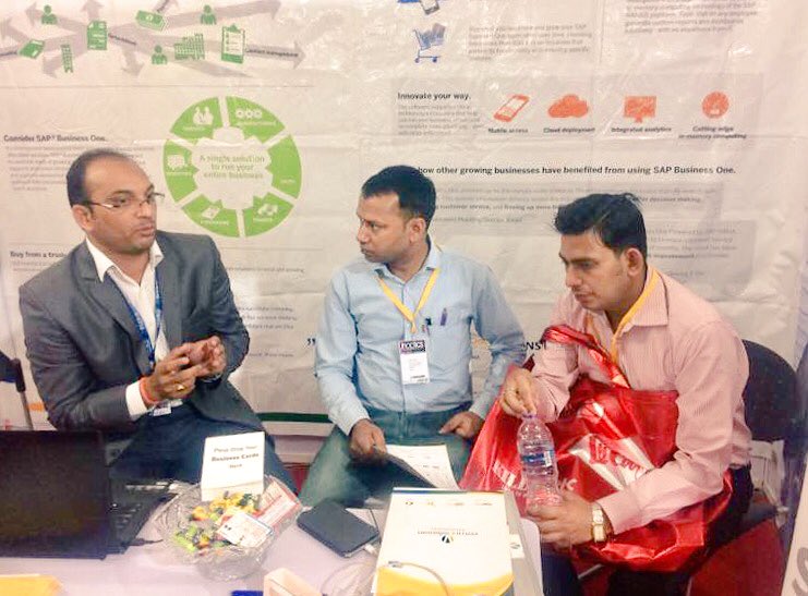 anil_marali's tweet photo. Flash News!! @vestricspvtltd team creating #SAPBusinessone buzz at #InOptics International Expo #NewDelhi #Optics @mukku_madhu @SAPIndia https://t.co/3LCsGDtj9E