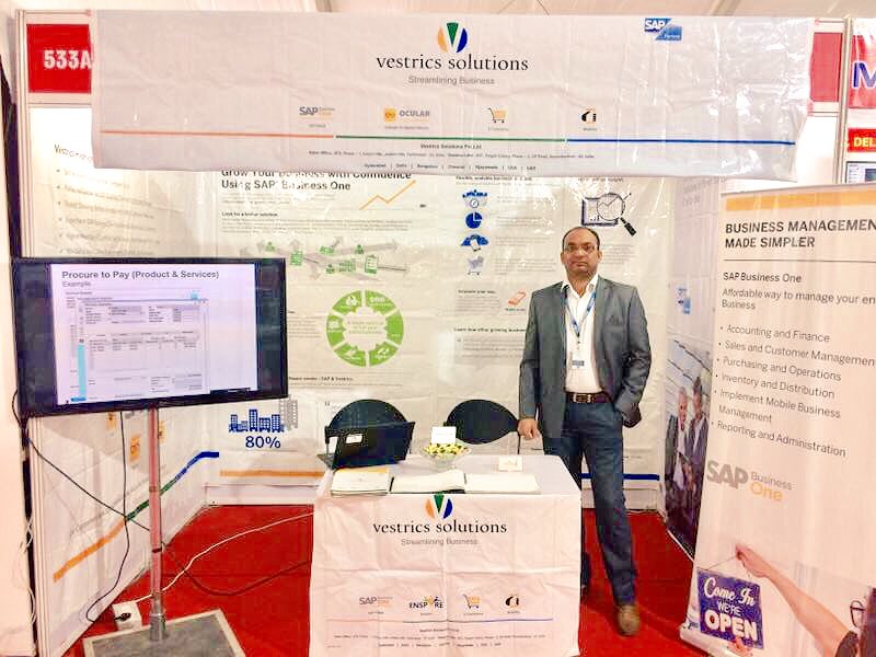 anil_marali's tweet photo. Flash News!! @vestricspvtltd team creating #SAPBusinessone buzz at #InOptics International Expo #NewDelhi #Optics @mukku_madhu @SAPIndia https://t.co/3LCsGDtj9E