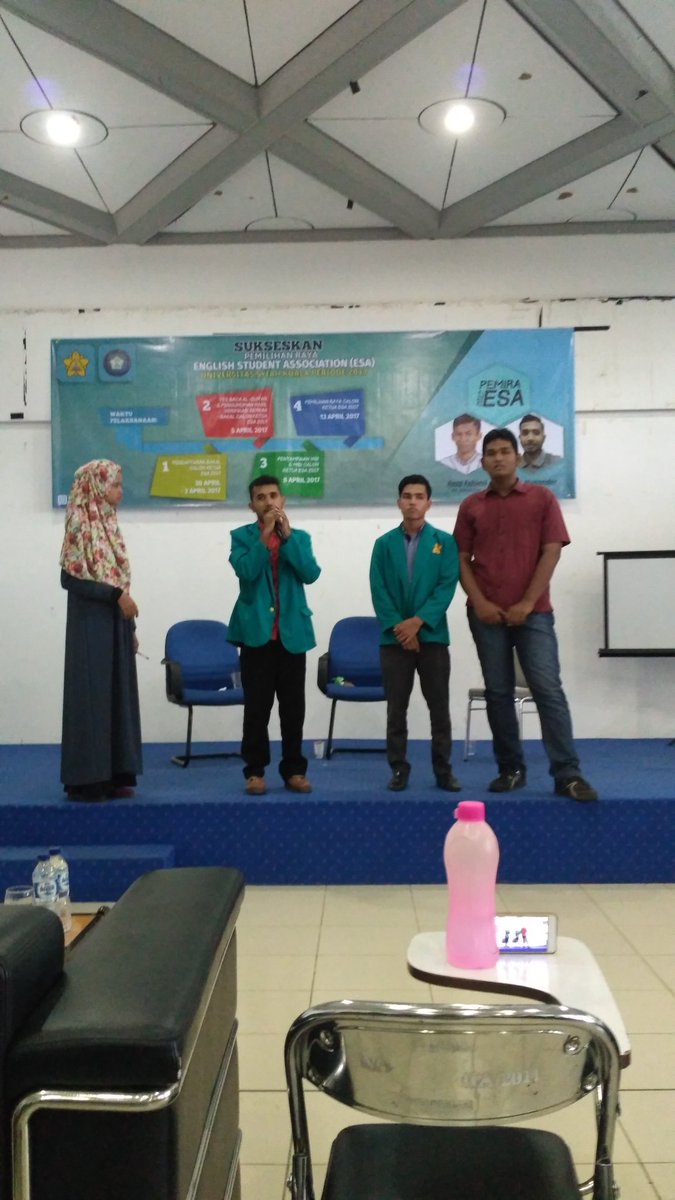 ESA_SKU's tweet photo. "Mekanisme pemira: di bawah gambar calon akan ada kolom setuju / tdk Ikhsan sbg ketua ESA. Warga ESA harus memilih salah satunya." (Aris M.) https://t.co/wJIFn3o7cE