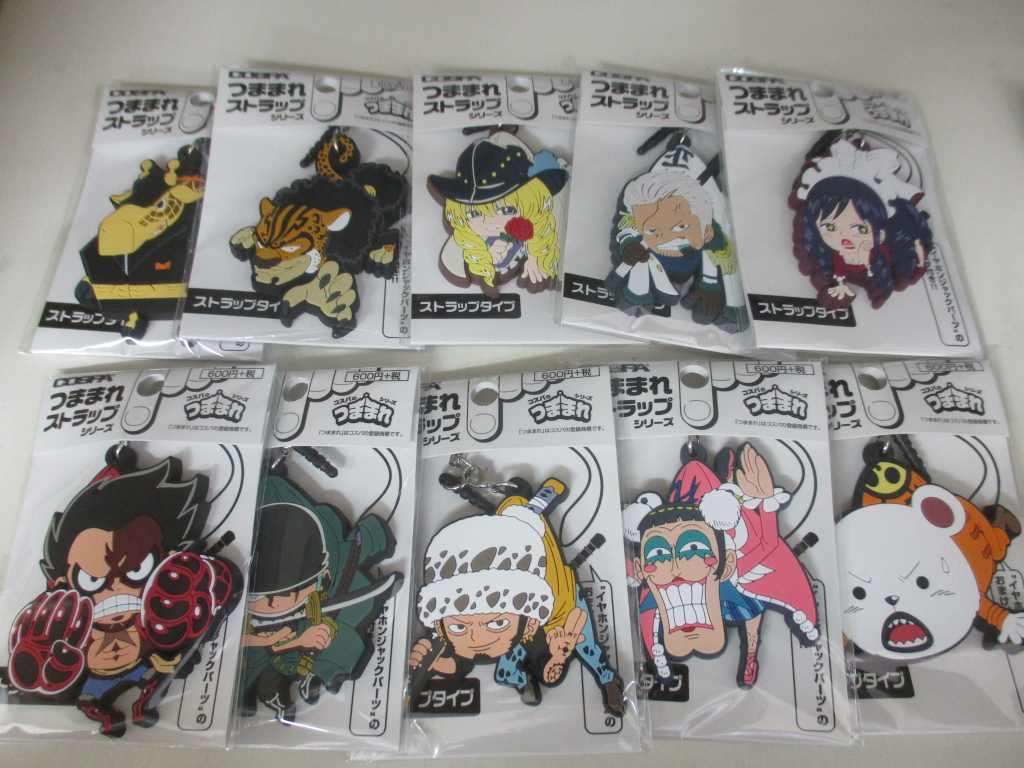 入荷情報】「ワンピース」新商品:つままれストラップ・キーホルダーが