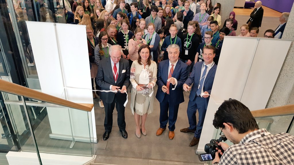 Officiële opening #INESPO2017 met Loco-Comm. vd Koning J. Verbeek-Nijhof, prof. J. Reijniers, R. v Dijk en A. Erdal