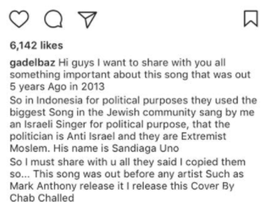 detikcom's tweet photo. Penyanyi Yahudi Bicara soal Musik yang Mirip Lagu Anies-Sandi https://t.co/iKBzPKCJn2 https://t.co/L12YgMDmB4