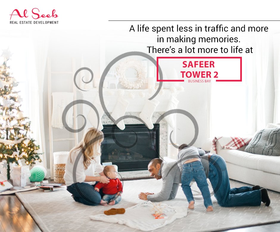 AlSeebRED's tweet photo. There's more to life than traffic and commuting. #SafeerTower2 in the heart of Business Bay https://t.co/xcZHgGyLb5
