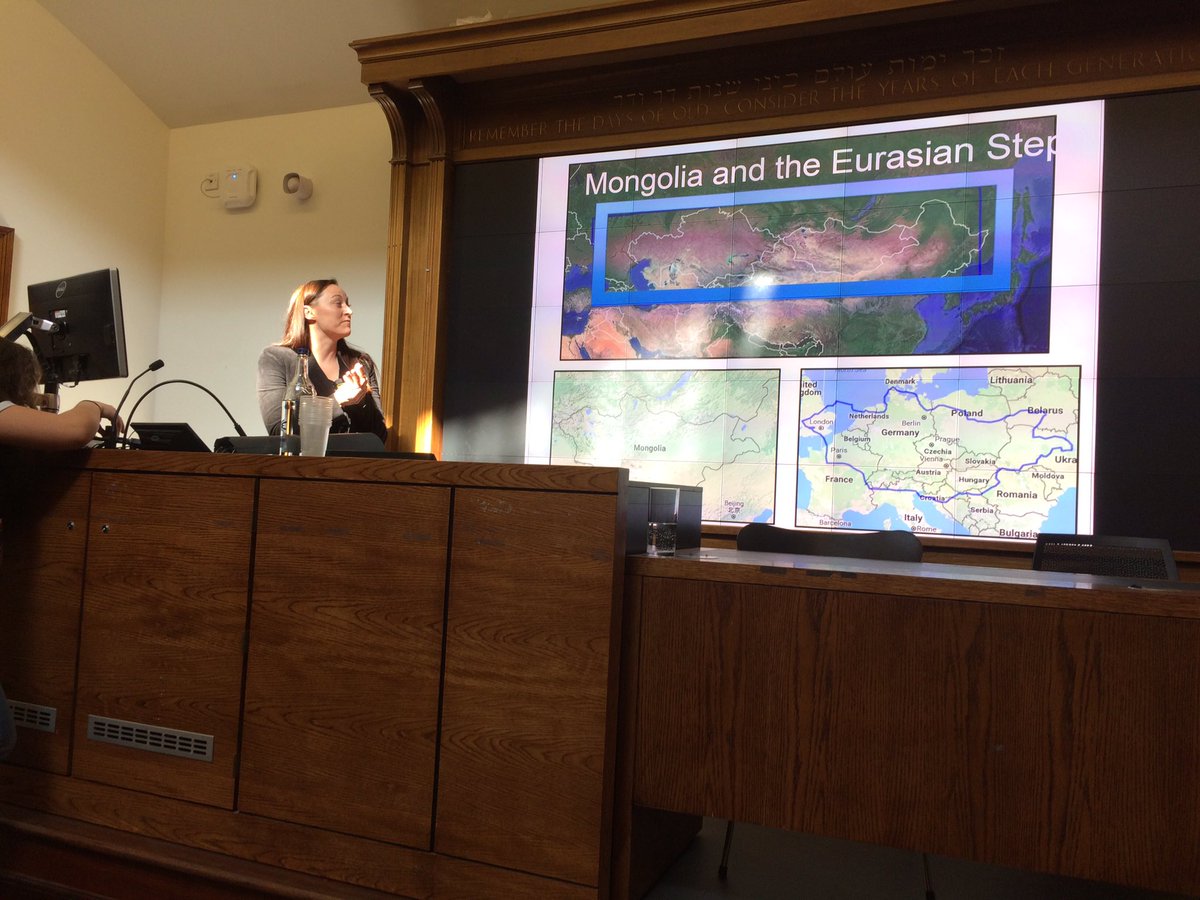 UKAS2017's tweet photo. Final talk before the break is Shevan Wilkin about dairying and diet in ancient Mongolia #UKAS2017 https://t.co/SSaN3asjYF