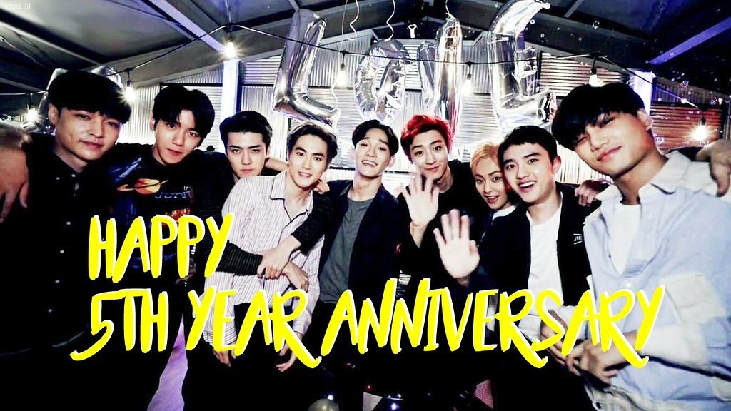 kaiyunSportVip's tweet photo. 170408 It's been 5 YEARS since the first time they officially go under the name of EXO. Let's go together for a long time! #5YearswithEXO https://t.co/gQVAHtnwLv