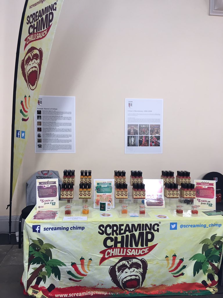 All set up at ushaw college <a href="/RivalArts/">RivalArts</a> come and get your Chimp!