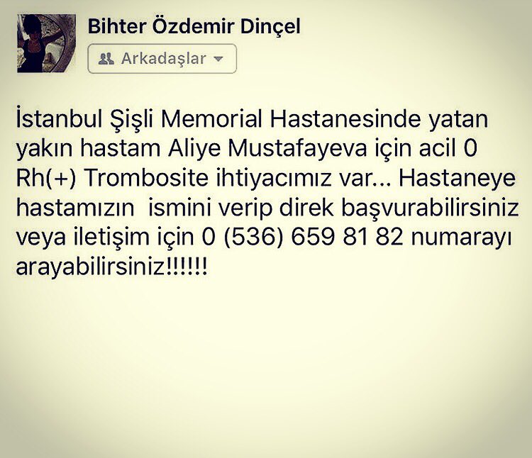 Arkadaşlar elden ele bi zahmet...