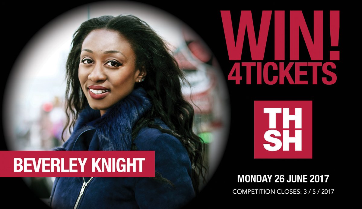 #WIN!
4 TICKETS to see <a href="/Beverleyknight/">Beverley Knight💙</a> at Symphony Hall - <a href="/THSHBirmingham/">THSH</a> - on 26 Jun. FOLLOW + RT before 3/5 to enter!