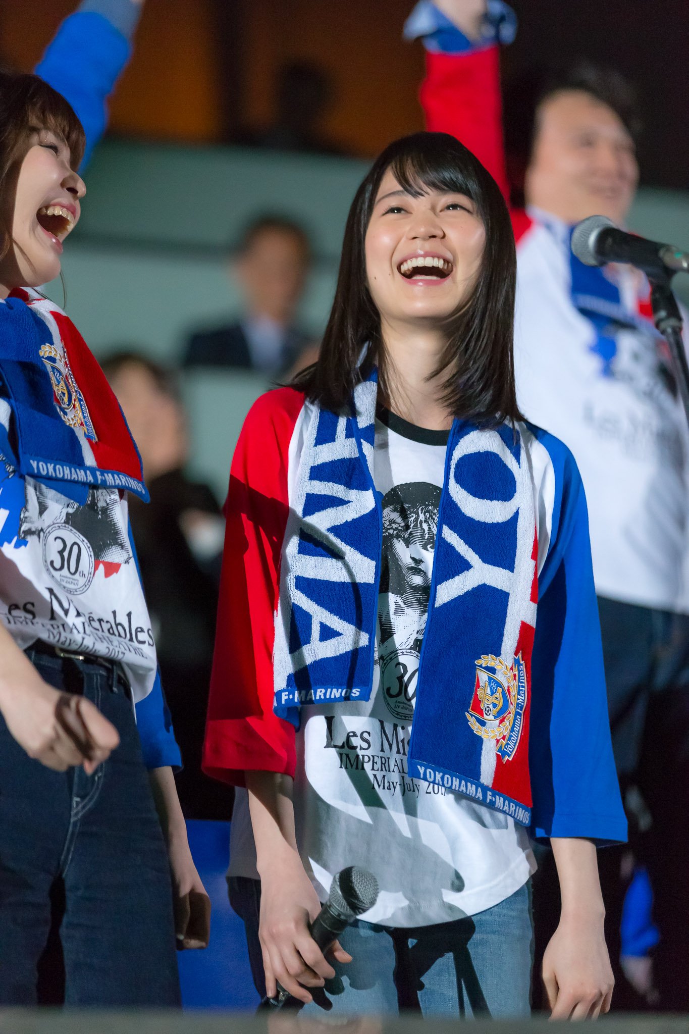 いとすぎ 17 04 08 乃木坂46 生田絵梨花さん レ ミゼラブル 横浜f マリノス コラボ企画 でマリノス 戦キックオフ前に 民衆の歌 の披露が行われました 日産スタジアム 乃木坂46 生田絵梨花 T Co Gmelykch7q Twitter