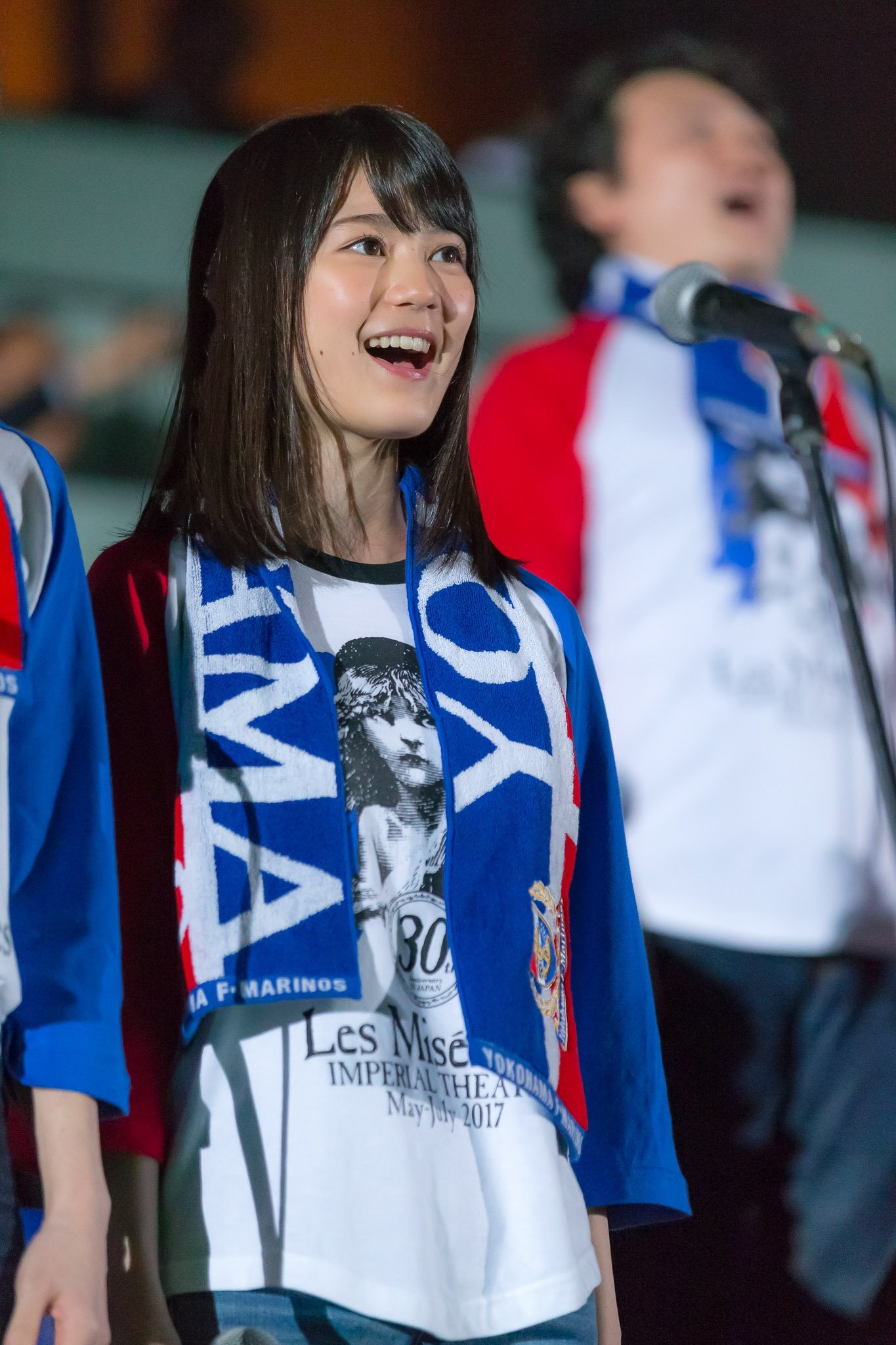 いとすぎ 17 04 08 乃木坂46 生田絵梨花さん レ ミゼラブル 横浜f マリノス コラボ企画 でマリノス 戦キックオフ前に 民衆の歌 の披露が行われました 日産スタジアム 乃木坂46 生田絵梨花 T Co Gmelykch7q Twitter