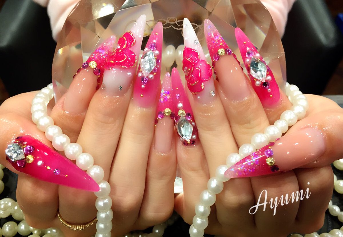 Nailsalon Clear Auf Twitter ロングピンクスカルプ 可愛いぃなぁ ɛ いつもありがとうございます Nailsalonclear Ayumi Love Cute ファッション スカルプ ロングネイル ピンクネイル 3d花ネイル バーチャルフレンチ T Co