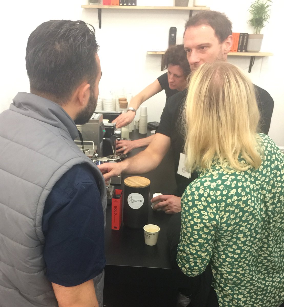 volcanoathome's tweet photo. Have you spotted our BOLD Morning Shot @LdnCoffeeFest ?? #100%compostable #VCWpodlaunch https://t.co/QcG1FRaHEV
