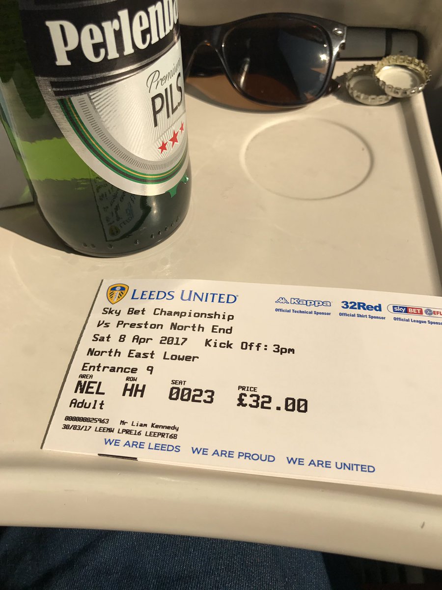 6 hours of travel, 3 trains, buzzing for today's game! #lufc