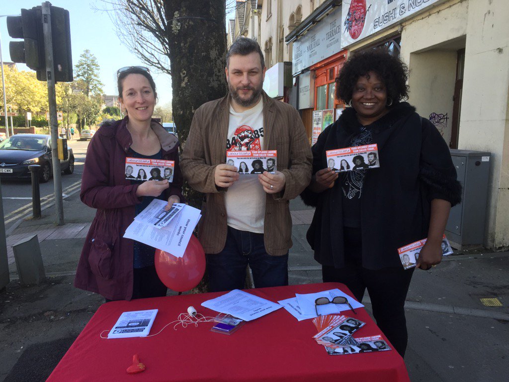 SwanseaLabour's tweet photo. Uplands Labour spreading the word today @UplandsLabour https://t.co/IXxWBgCvFO