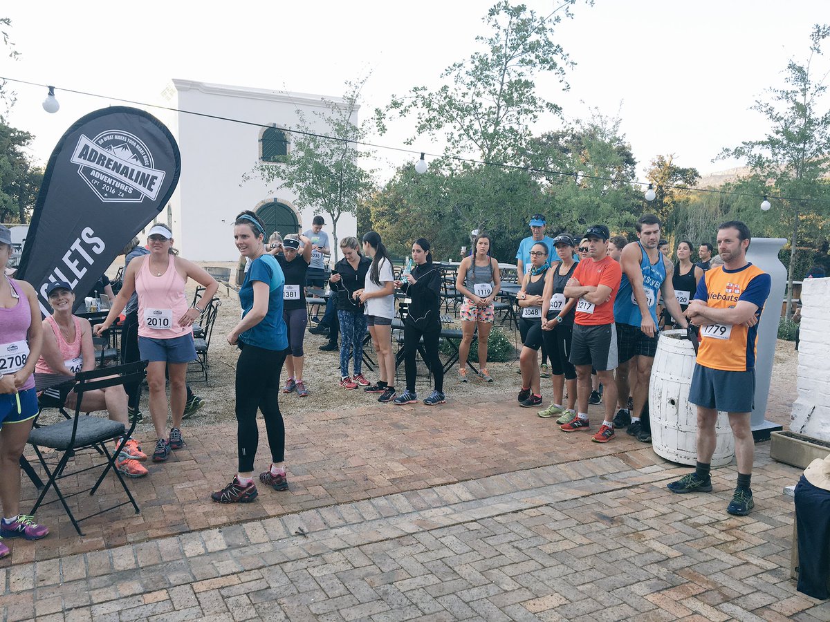 teamyolosa's tweet photo. @GrootConstantia getting ready for 10km #trailrun #awesome #HealthyLife @AdrenalineCPT 💪🏼🍇🤾‍♀️🥇 https://t.co/u3QFdMGGRF