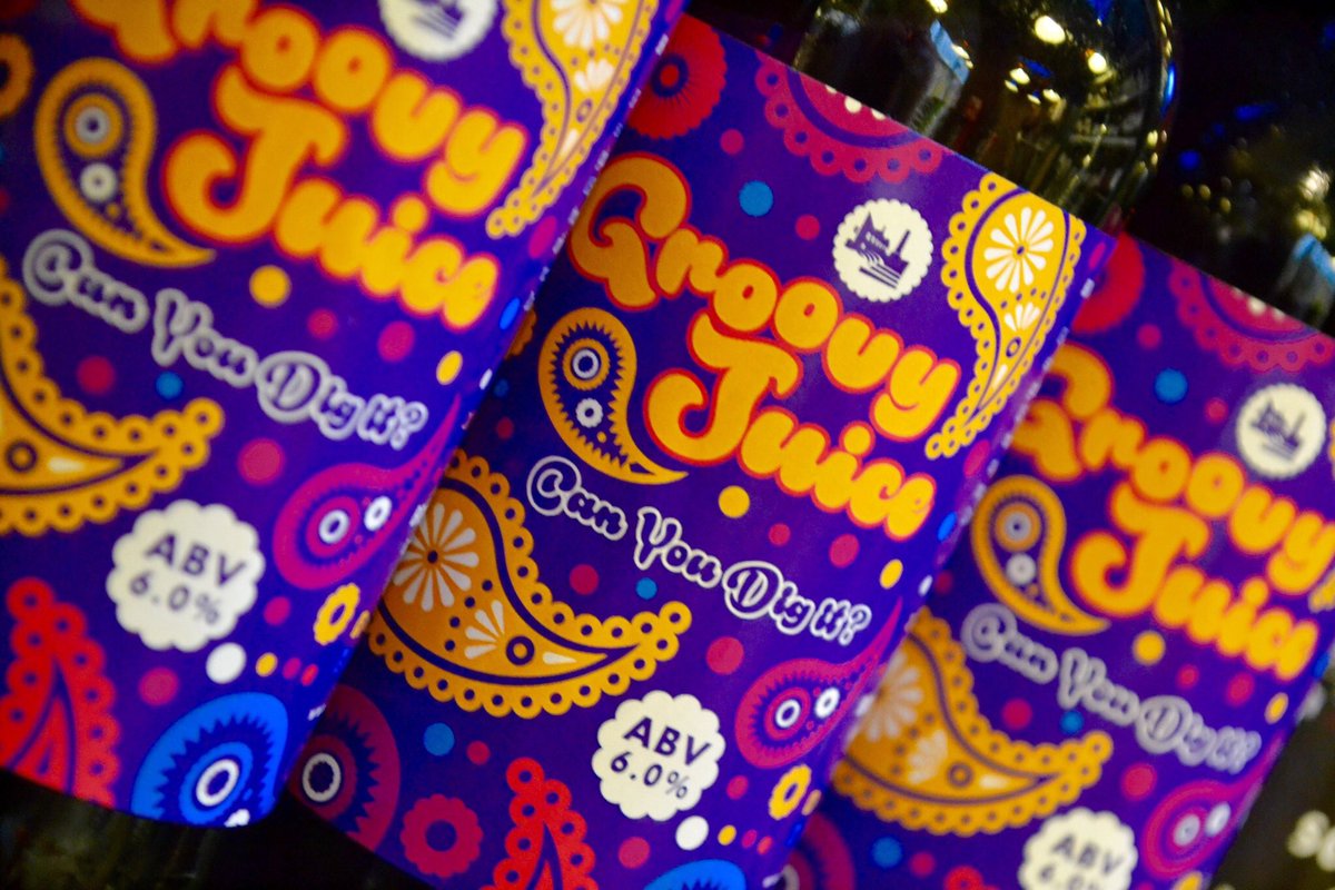 BrinkburnStBrew's tweet photo. Official #bottlelaunch of Groovy Juice @mmm_newcastle / glug today from 1pm plus #ontapnow @alvinosbarnewc #beeroclock #superncl https://t.co/fRXw7ppiTA
