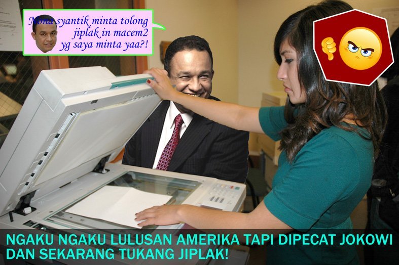 annisaprasanti's tweet photo. perjuangan belum selesai #CagubMesinFotokopi masih jualan Agama dari ayat sampe mayat.
@aniesbaswedan ga punya malu
@EepSFatah @pandji https://t.co/XQc56jui0h