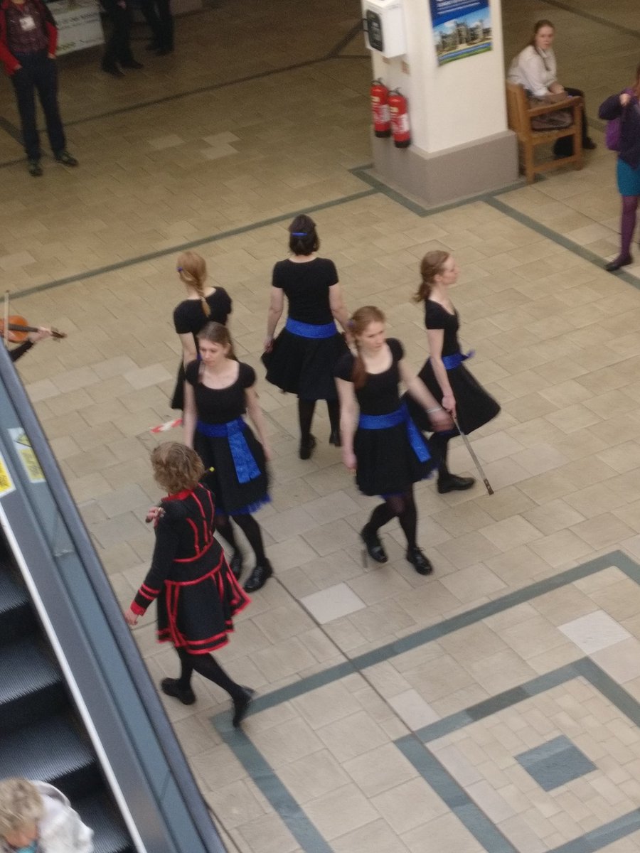 Watching <a href="/tower_ravens/">Tower Ravens Rapper</a> in Kendal shopping centre, collecting for Great Northern Air Ambulance #dert2017